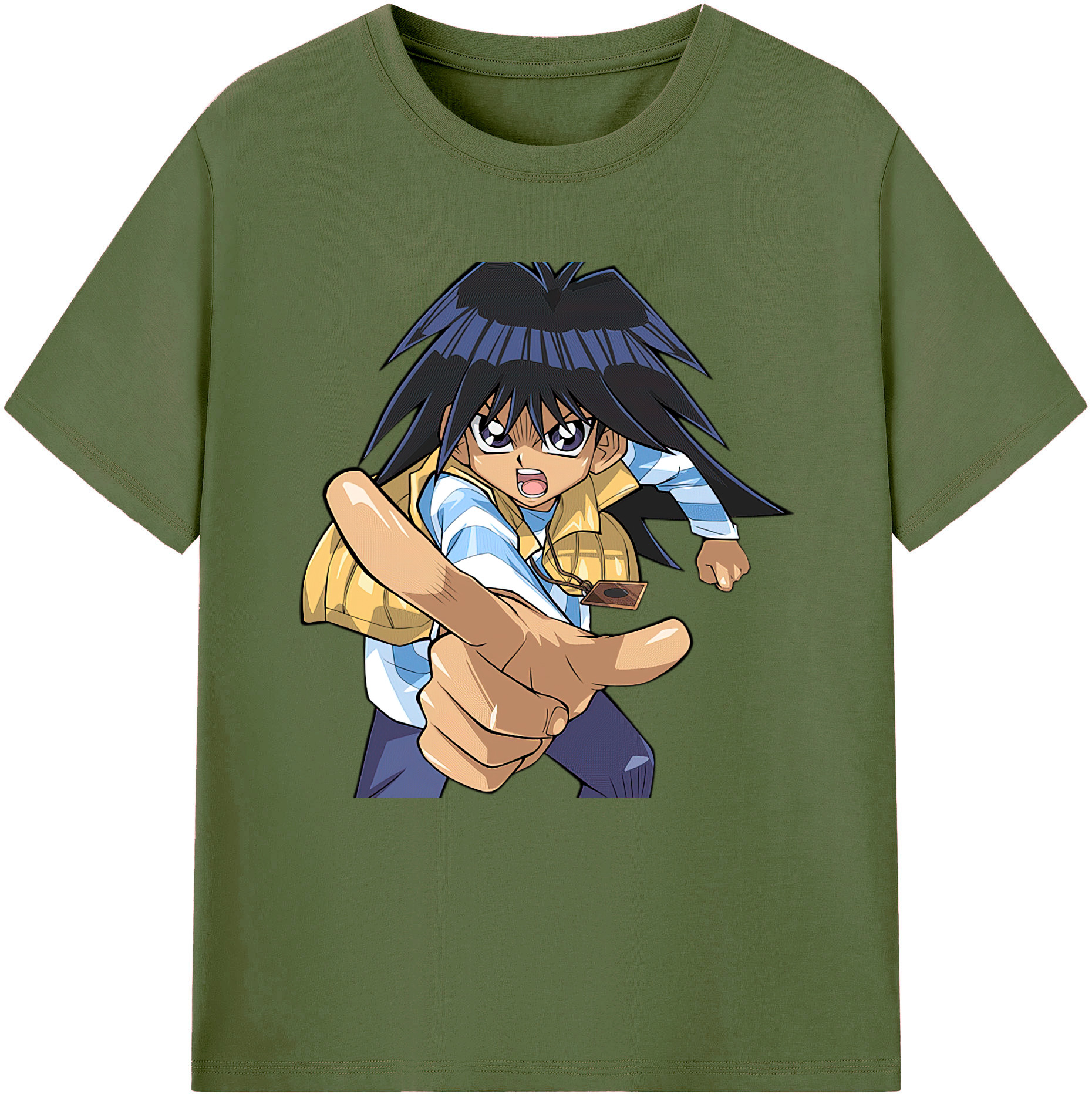 （画像用） 遊☆戯☆王 Yu-Gi-Oh! 綿100％半袖Tシャツ（フロントプリント）